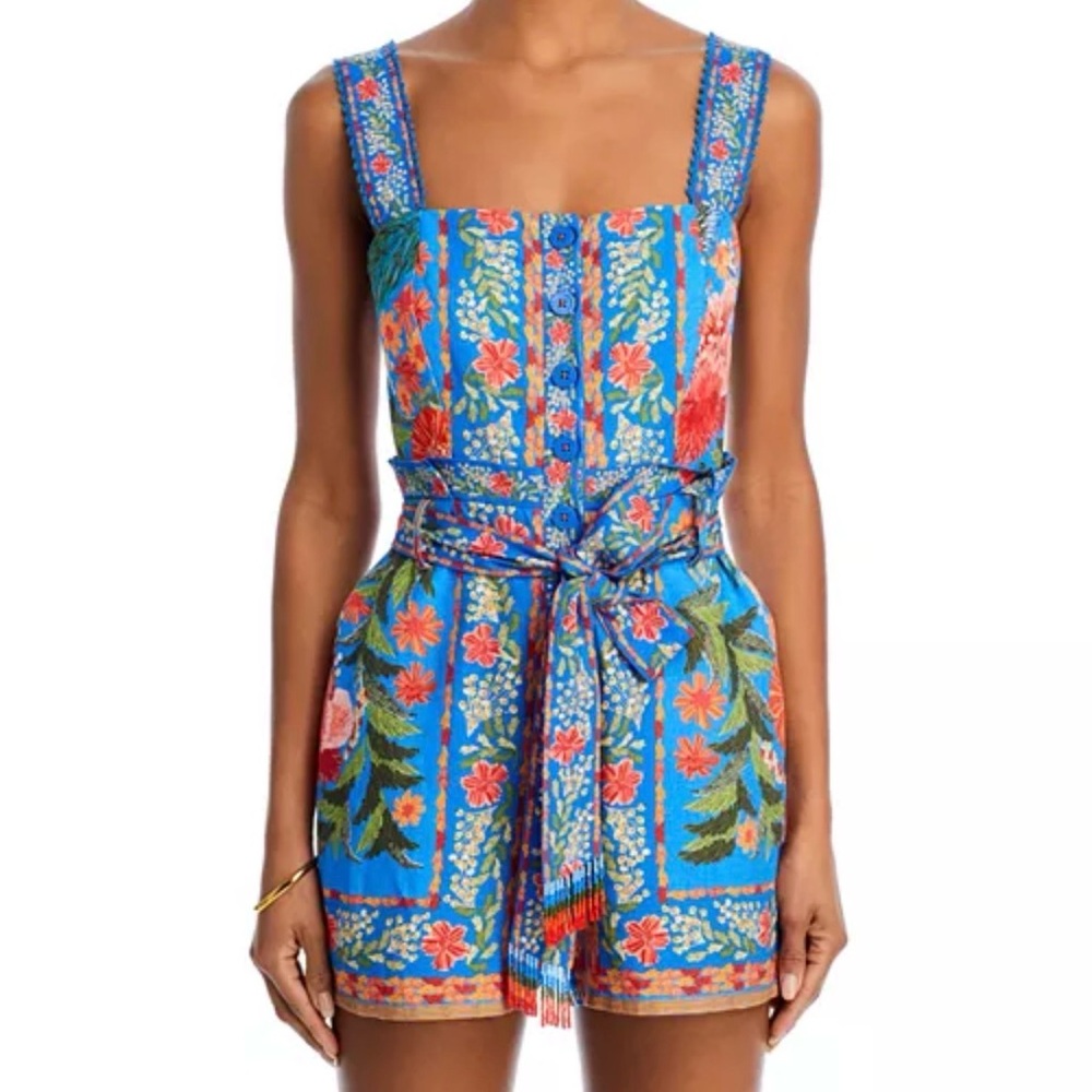FARM Rio Multicolor Floral Playsuit - Picture 7 of 11
